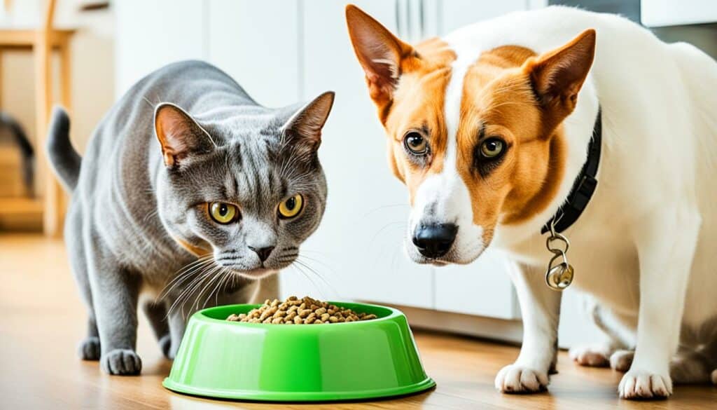 can cats eat dog food