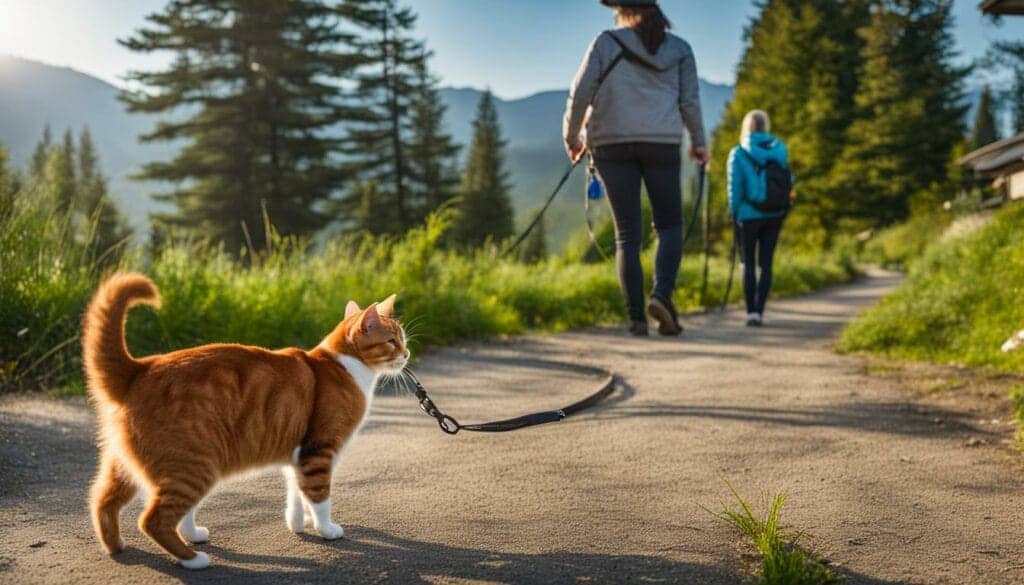 cat leash training