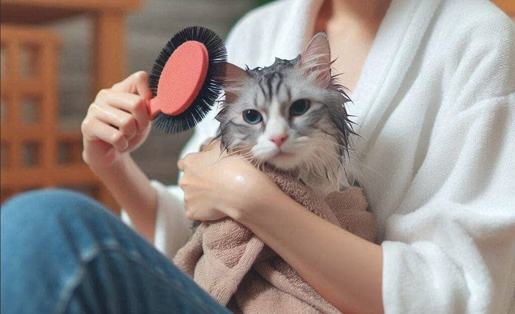 After the Bath Brushing