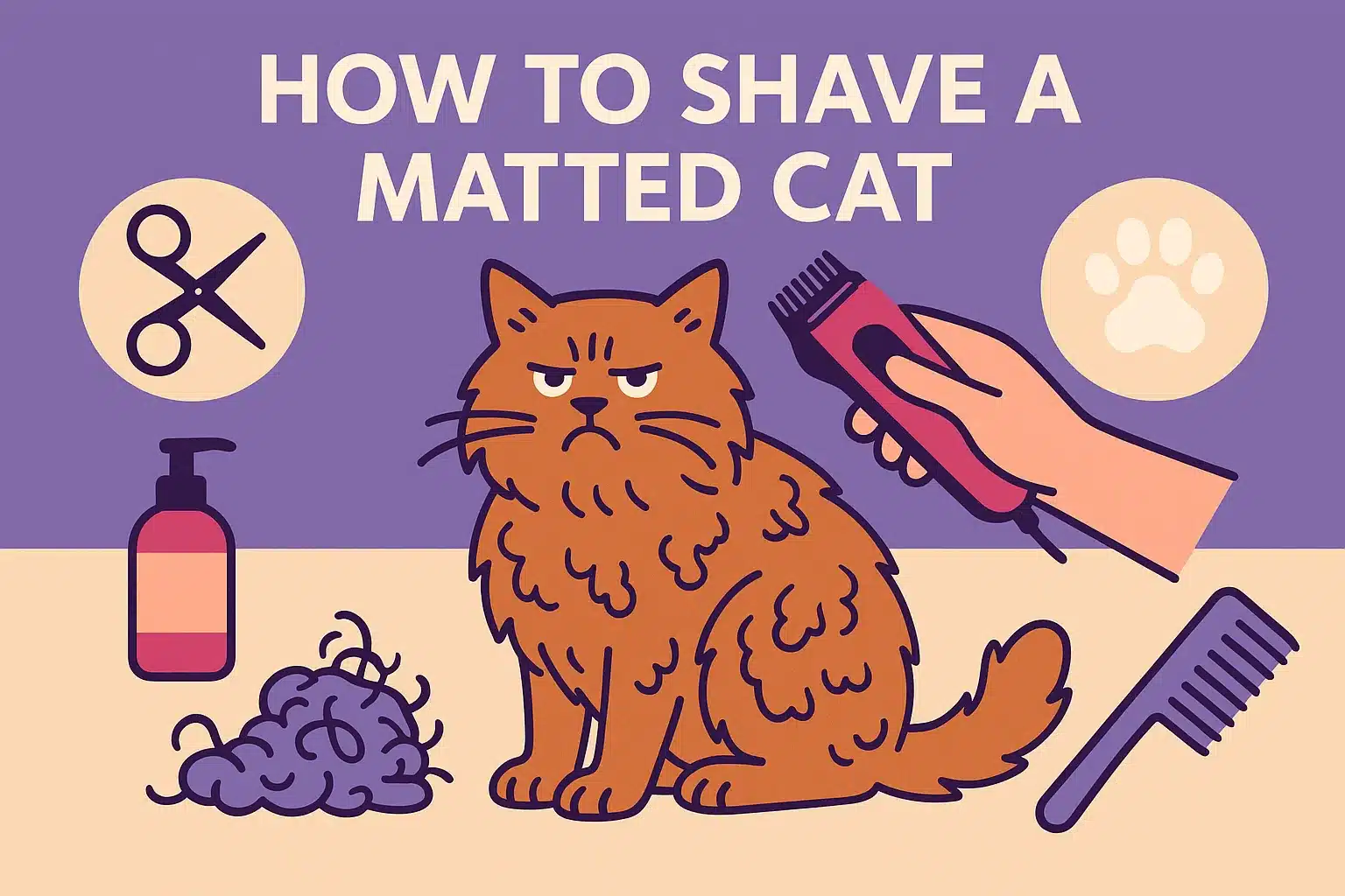 How to Shave a Matted Cat