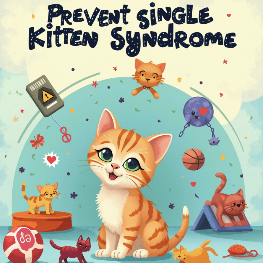 how to avoid single kitten syndrome