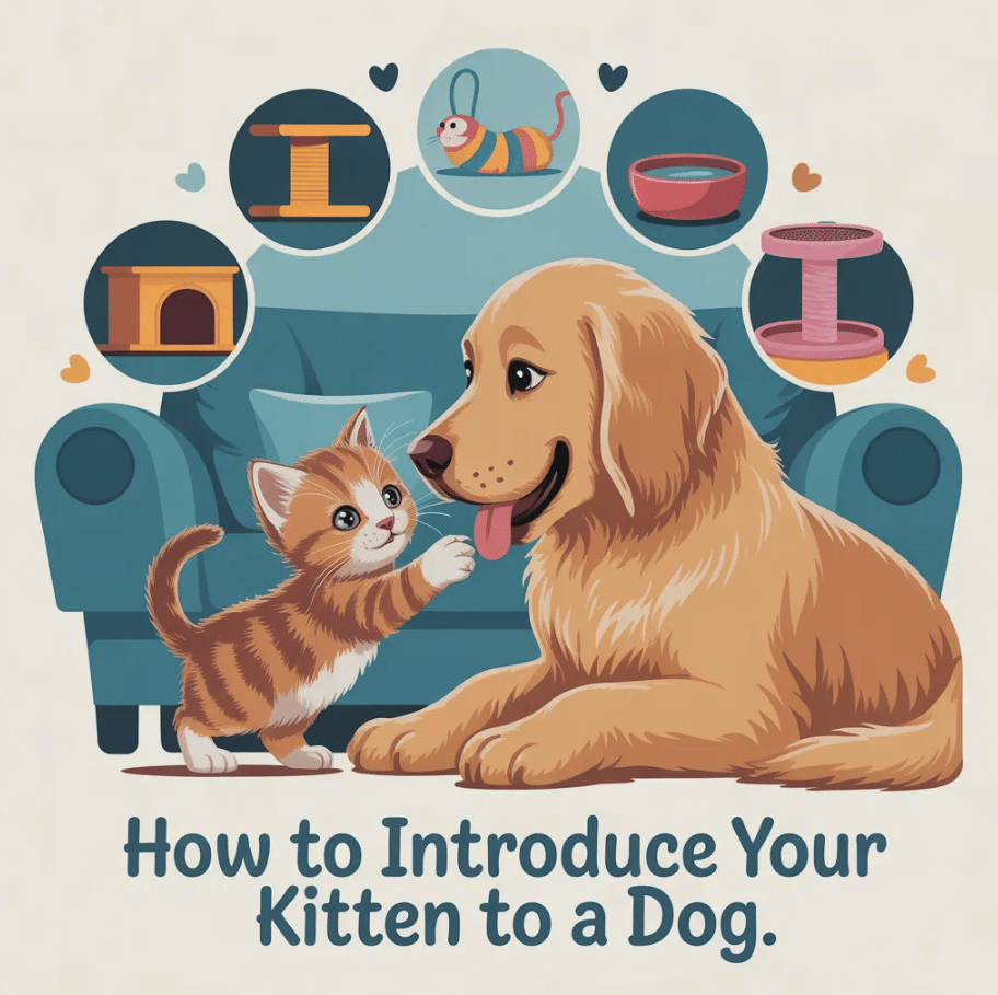 how to introduce kitten to dog