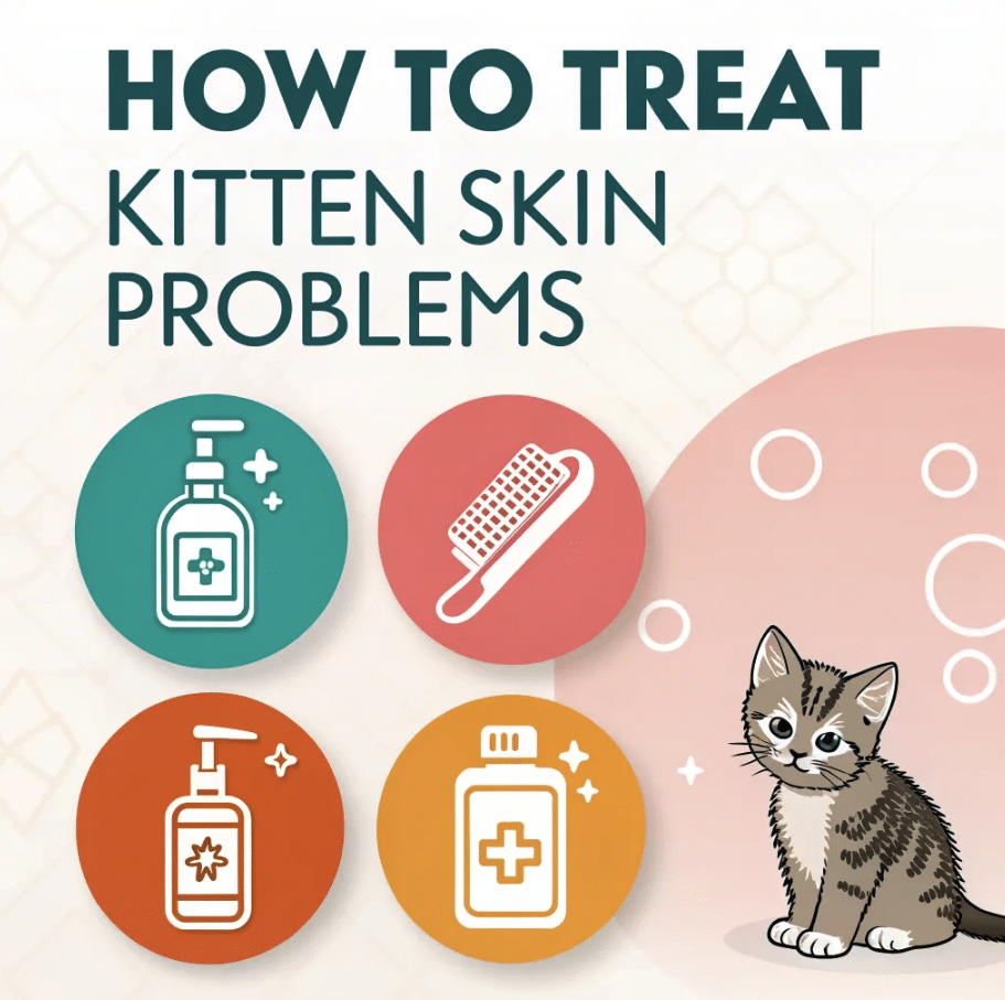 How to Treat Kitten Skin Problems