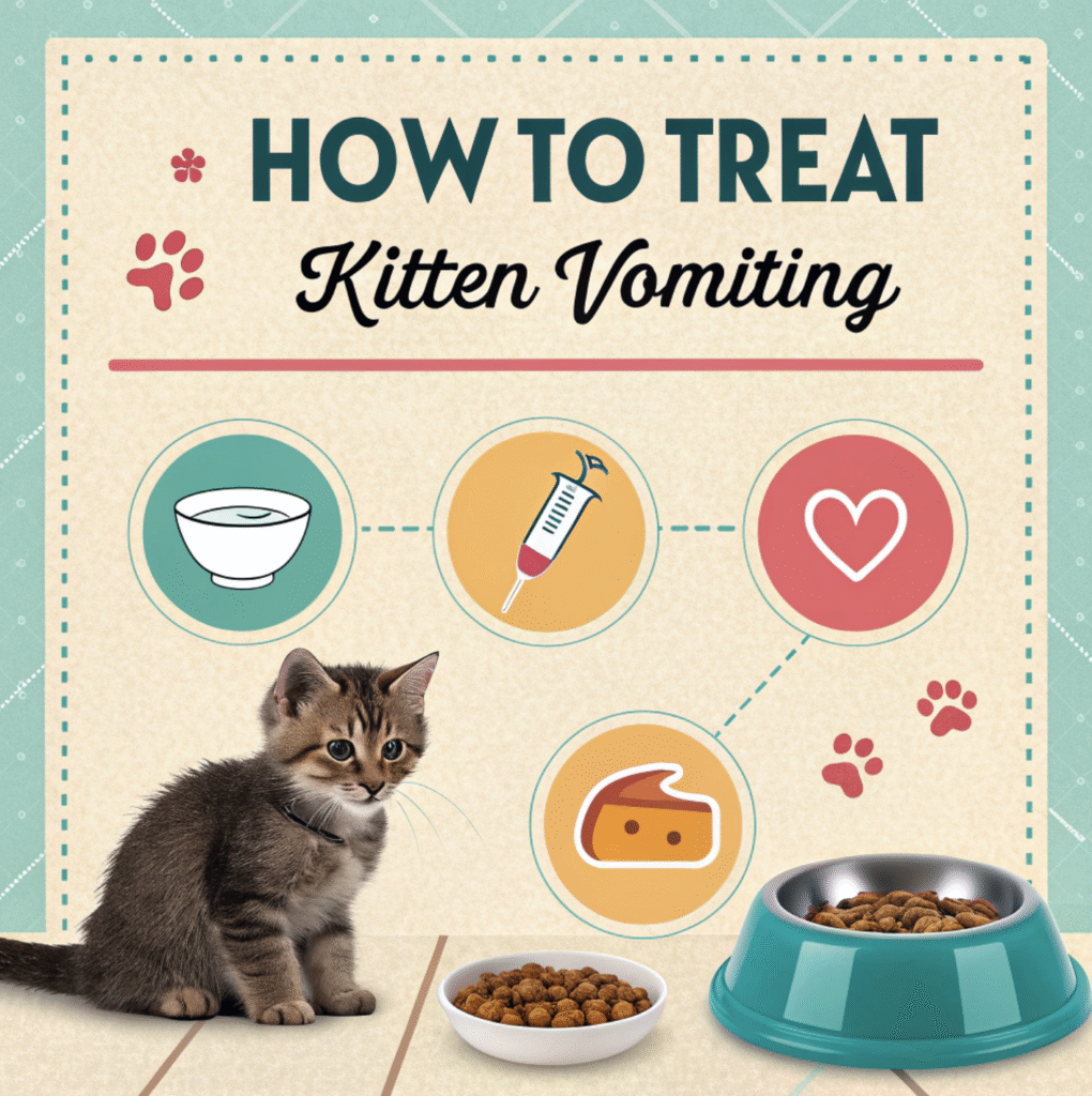 How to Treat Kitten Vomiting