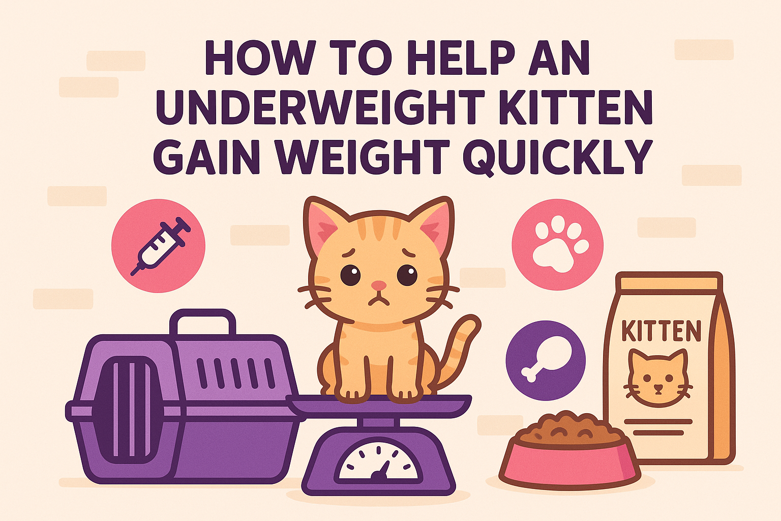 How to Help an Underweight Kitten Gain Weight Quickly