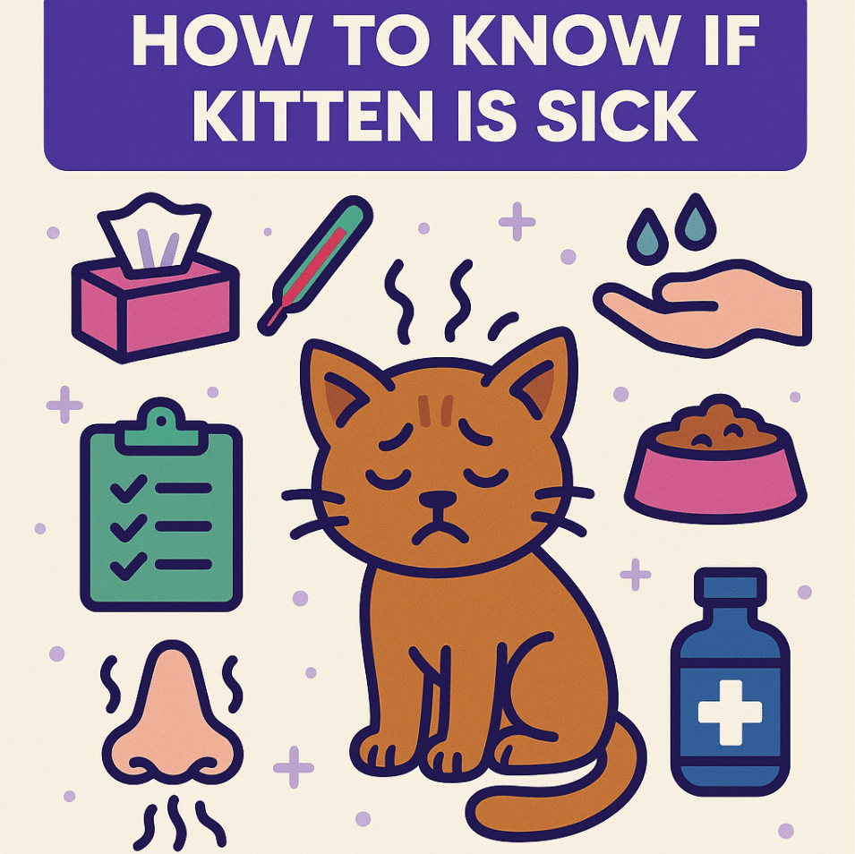 how to know if kitten is sick