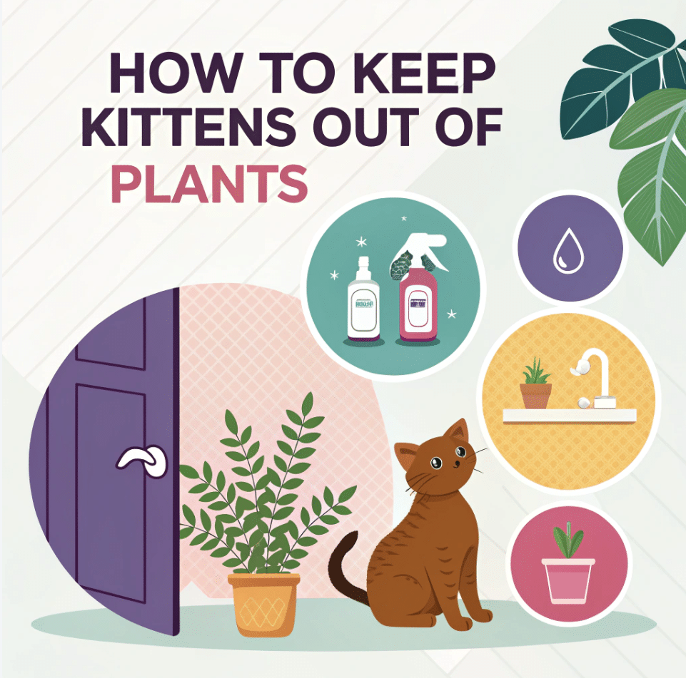 How to Keep Kittens Out of Plants