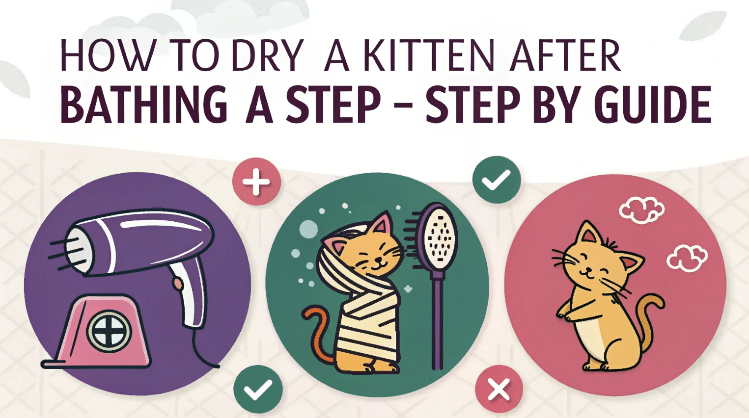 How to Dry a Kitten After Bathing: A Step-by-Step Guide