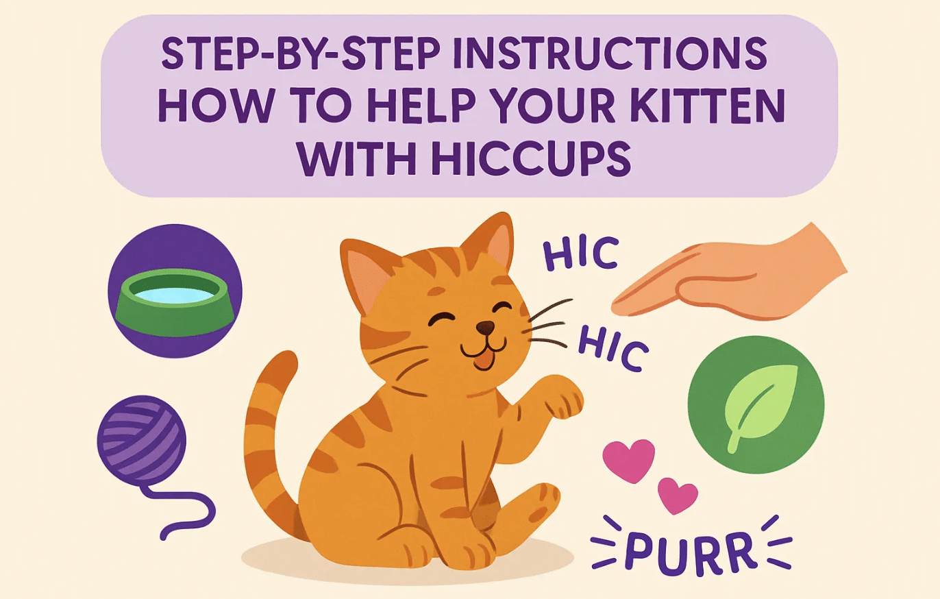 Step-by-Step Instructions How to Help Your Kitten with Hiccups