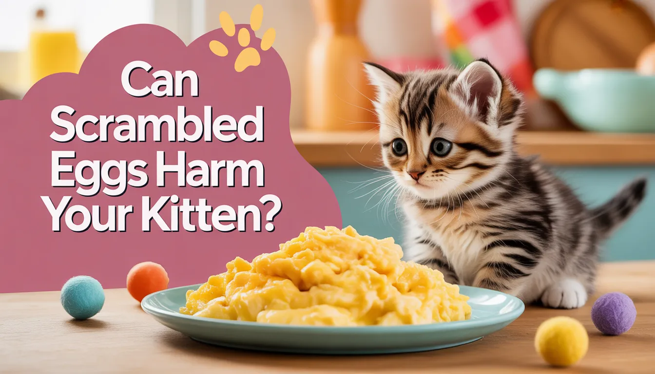Can Scrambled Eggs Harm Your Kitten