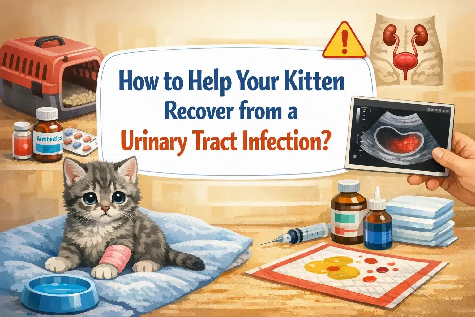 How to Help Your Kitten Recover from a Urinary Tract Infection
