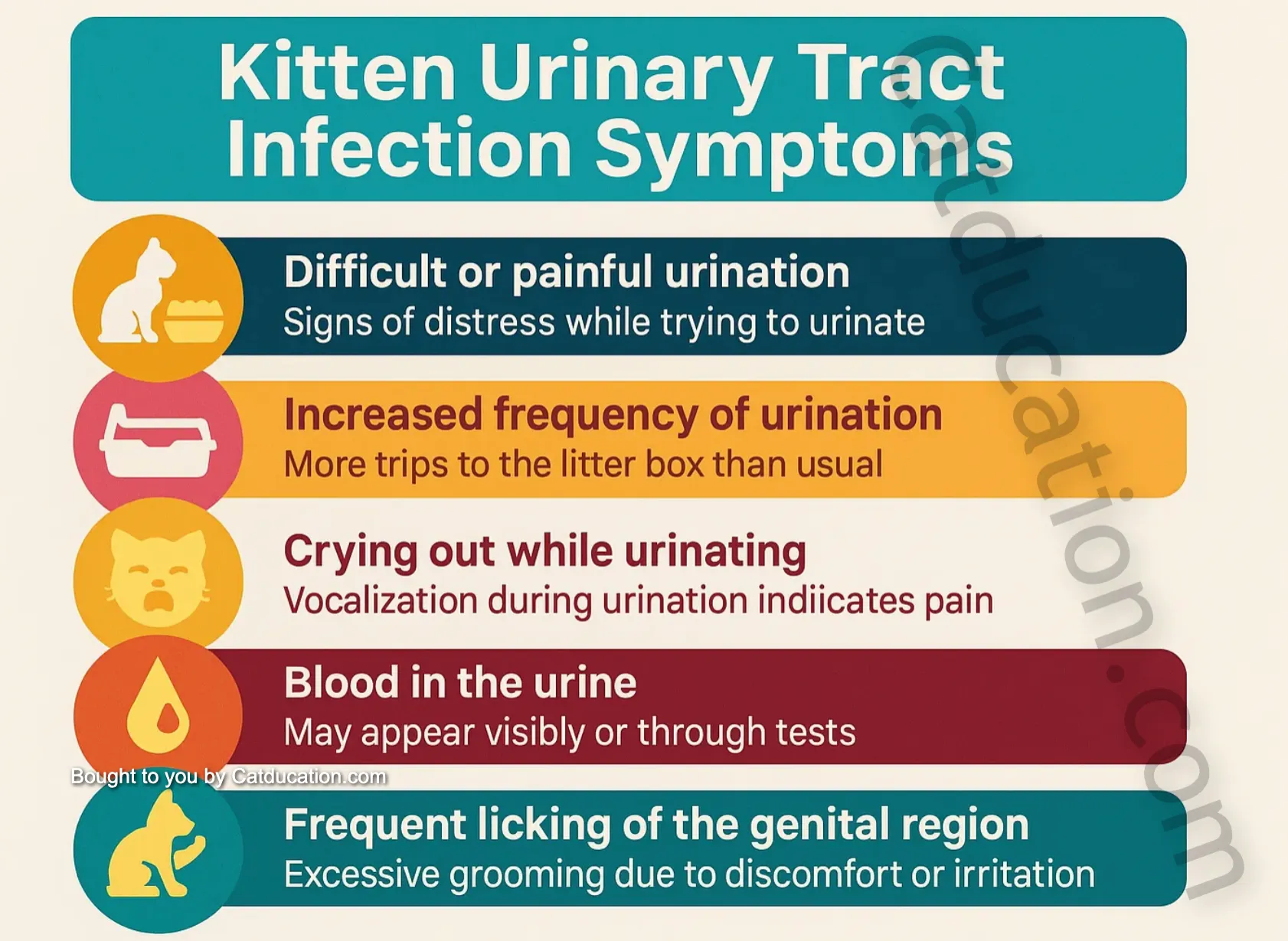 Kitten UTI Symptoms