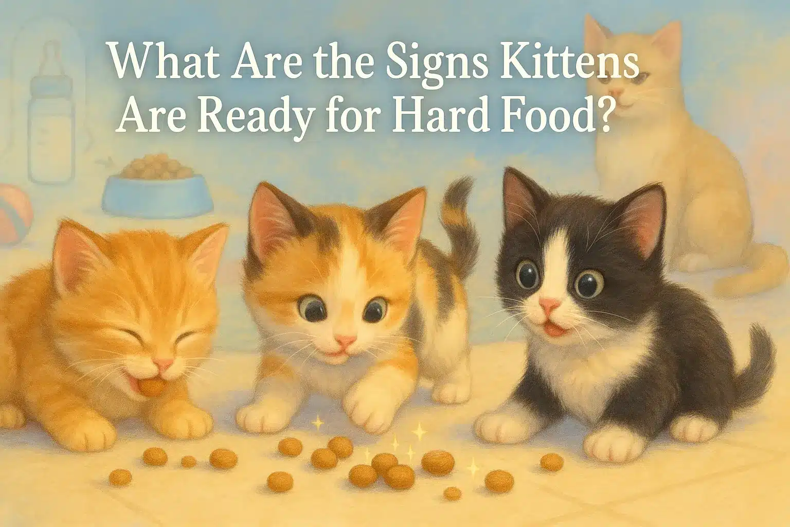 What Are the Signs Kittens Are Ready for Hard Food