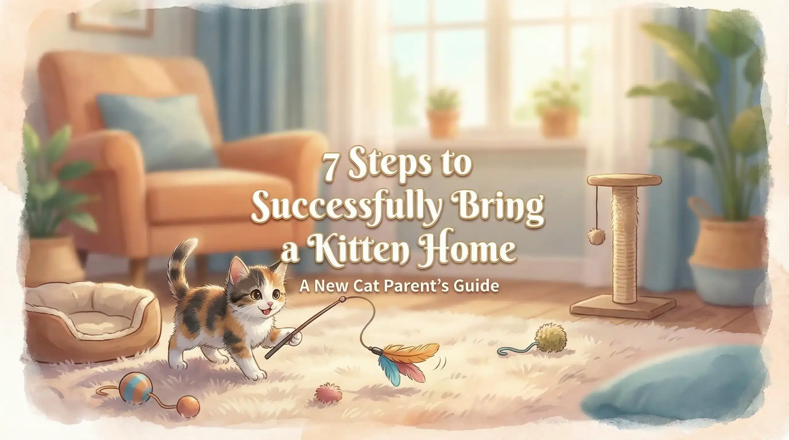 7 Steps to Successfully Bring a Kitten Home