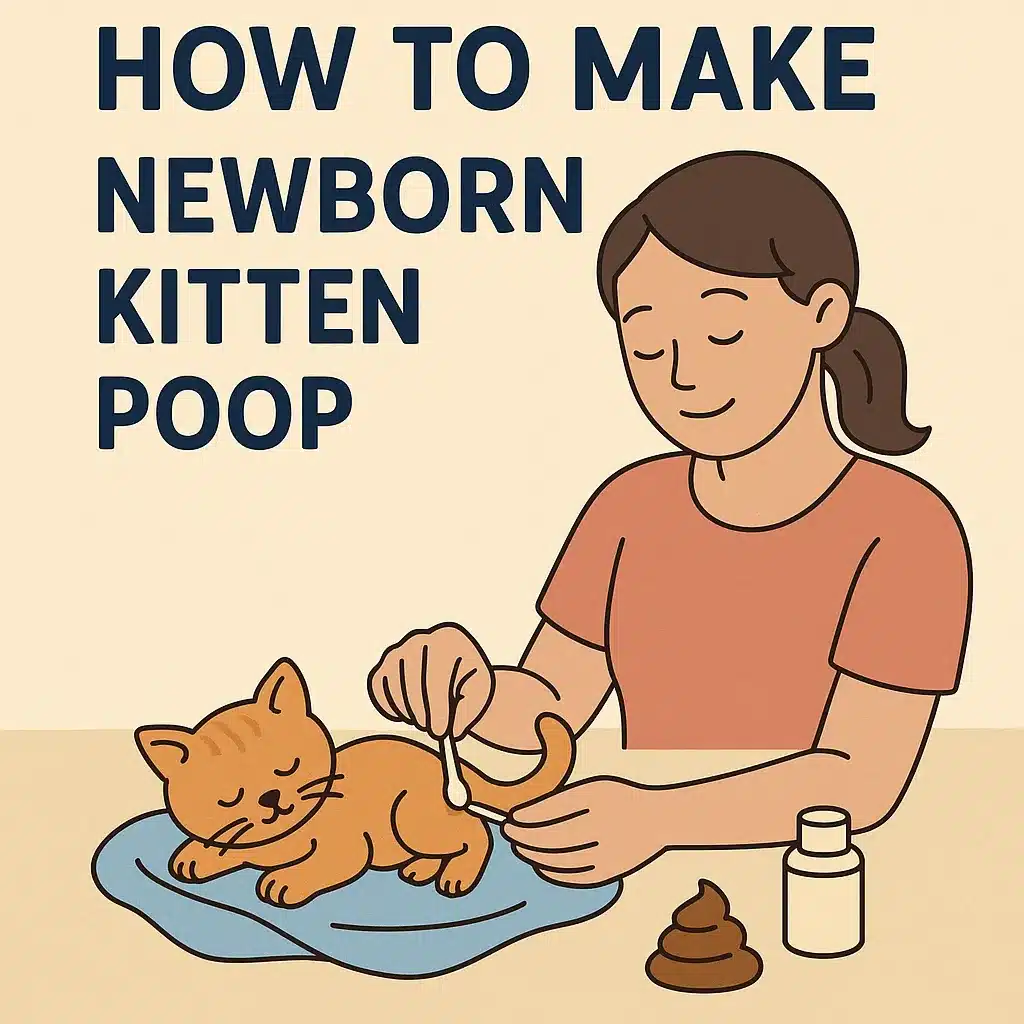 How to Encourage a Newborn Kitten to Poop