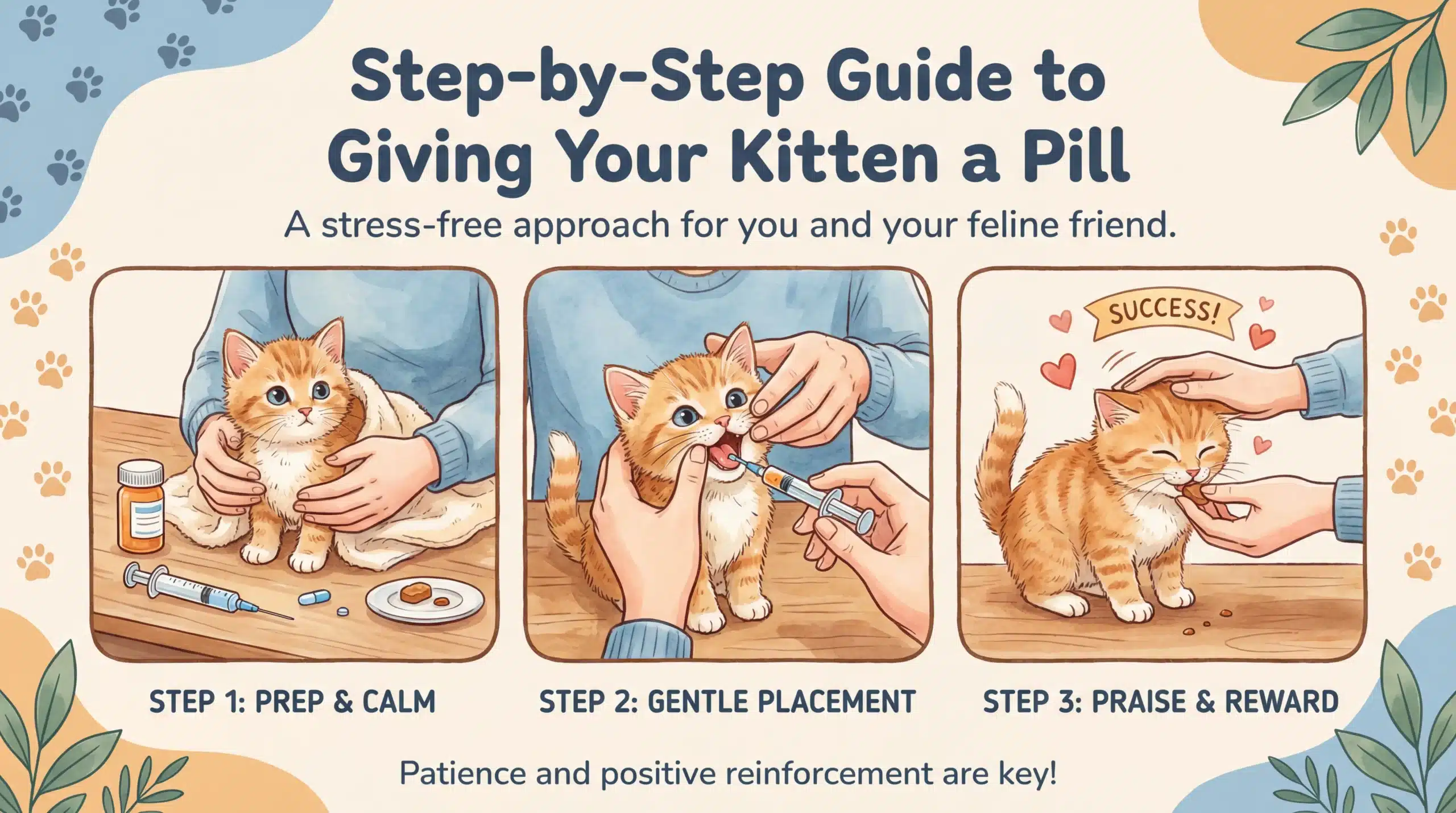 Step-by-Step Guide to Giving Your Kitten a Pill