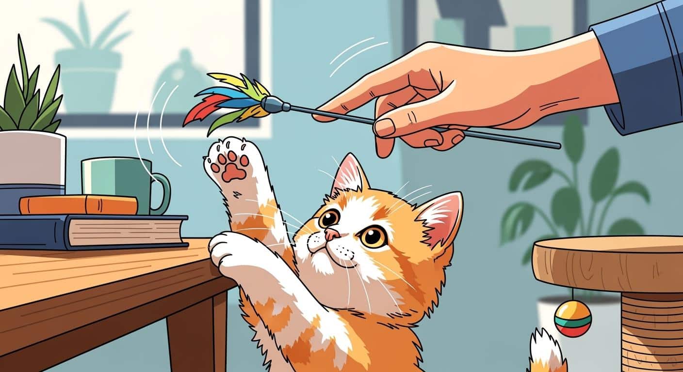 How to Redirect Your Kitten’s Attention Away From Tables