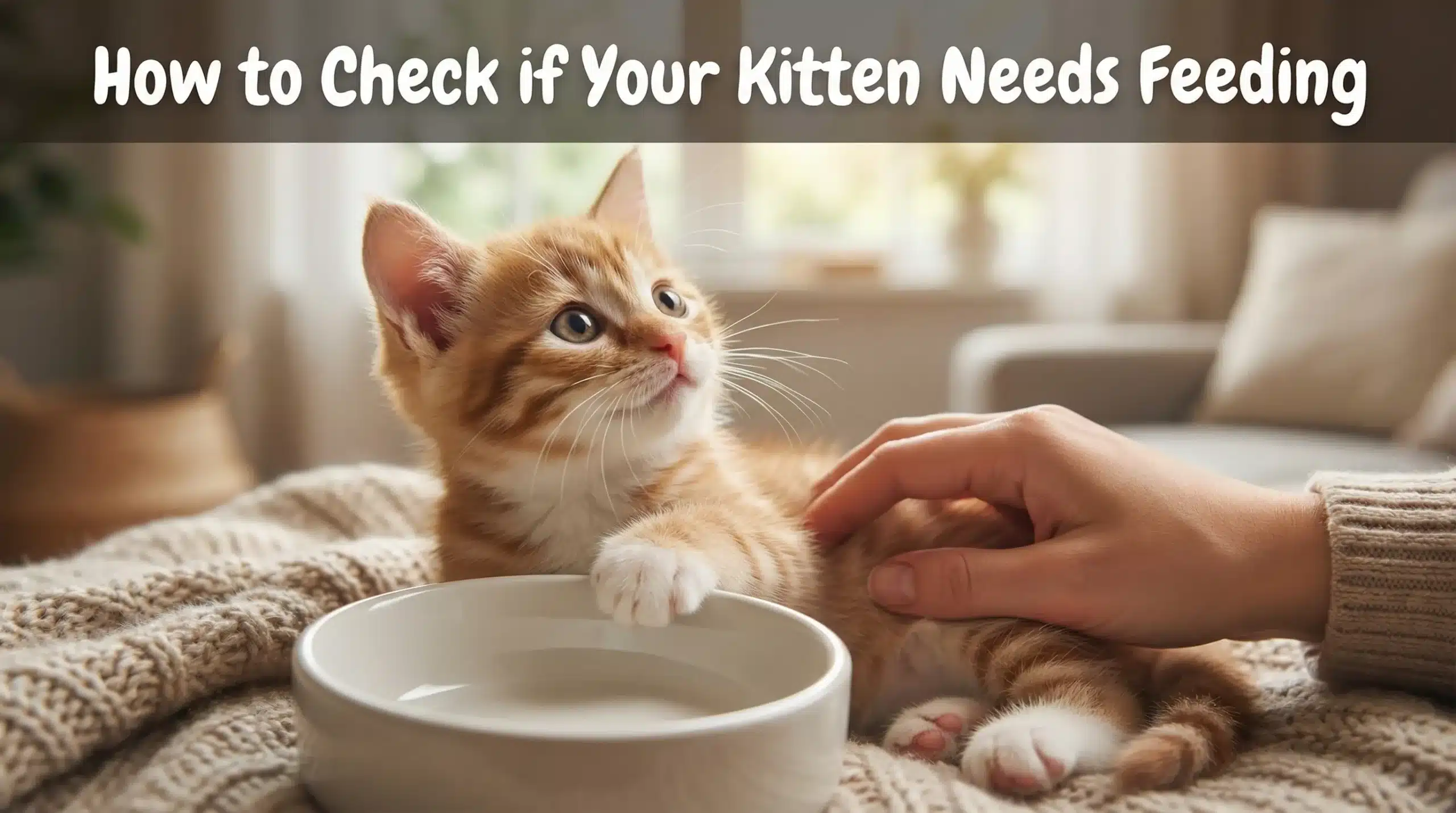 How to Check if Your Kitten Needs Feeding
