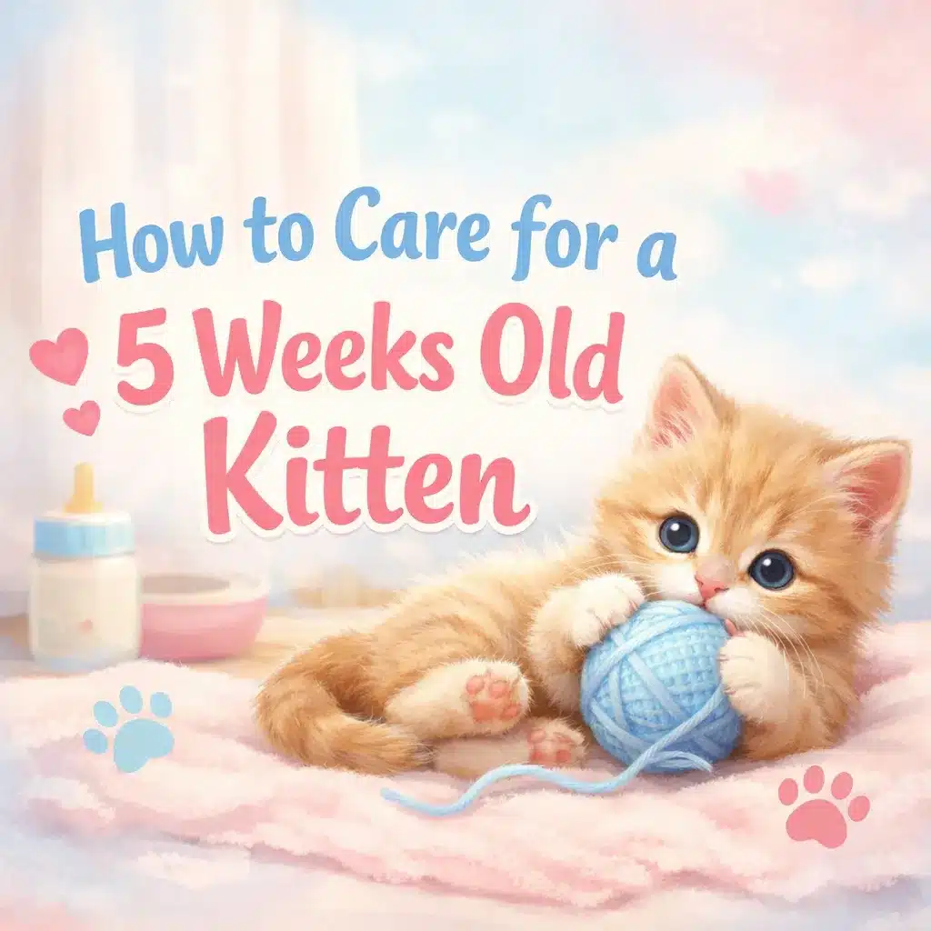 How to Care for a 5 Weeks Old Kitten: Gentle Weaning and Daily Routine