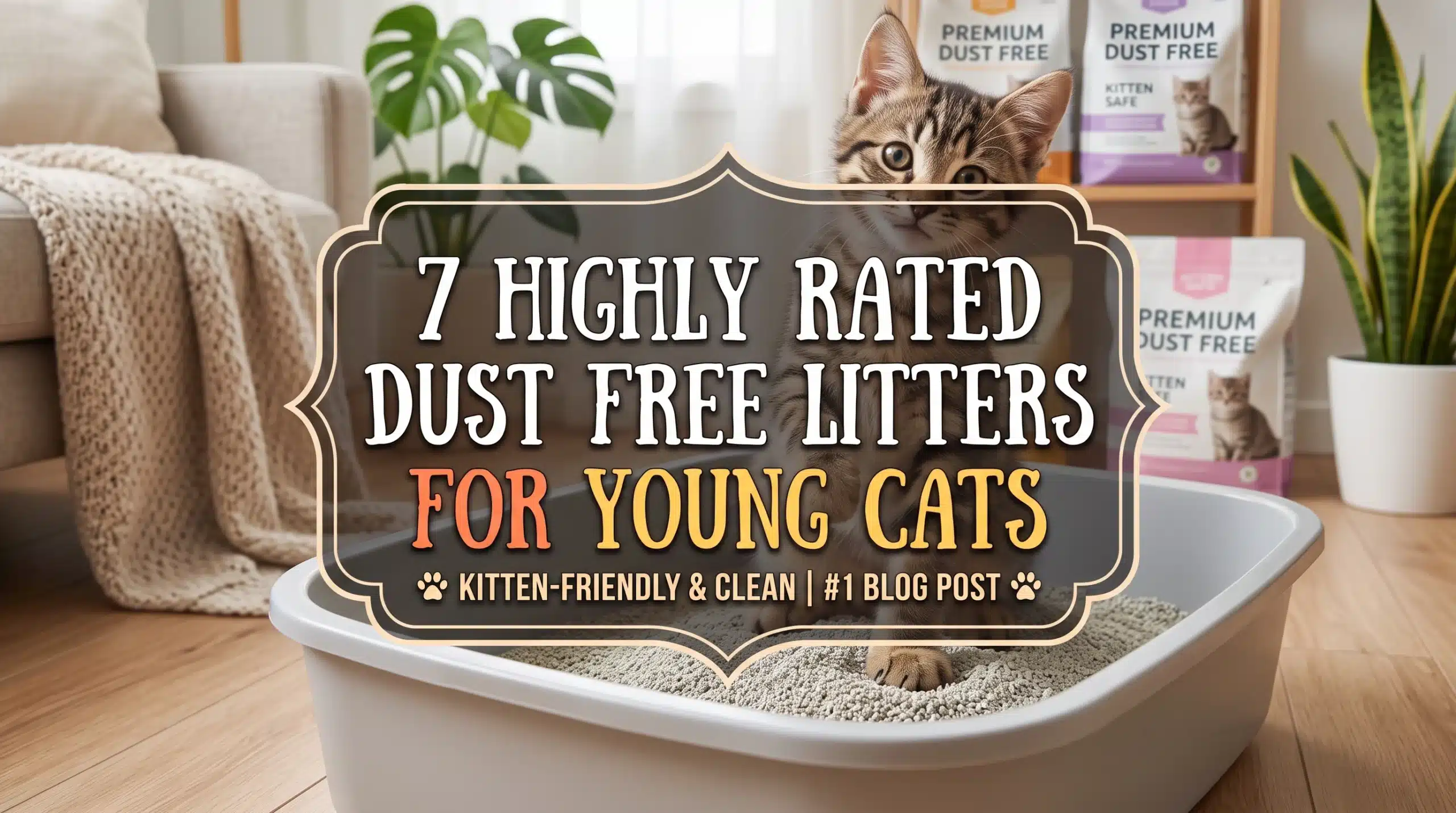 7 Highly Rated Dust Free Litters for Young Cats