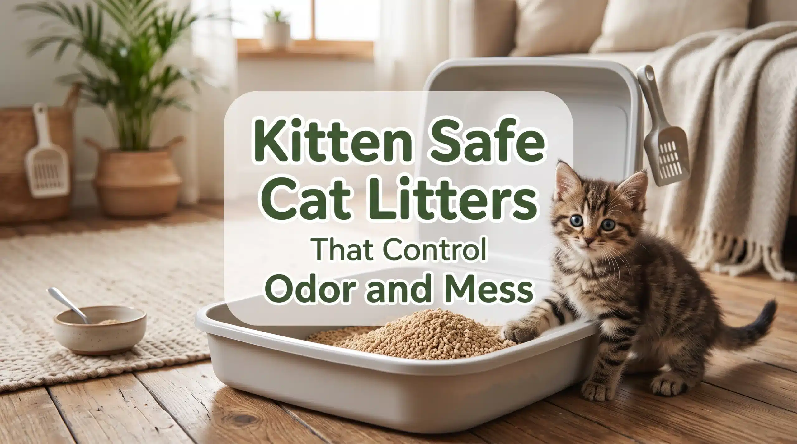 Kitten Safe Cat Litters That Control Odor and Mess
