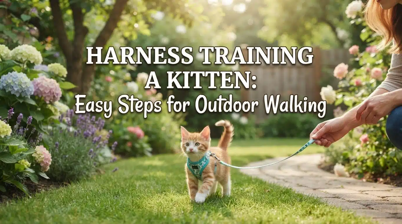 Harness Training a Kitten: Easy Steps for Outdoor Walking