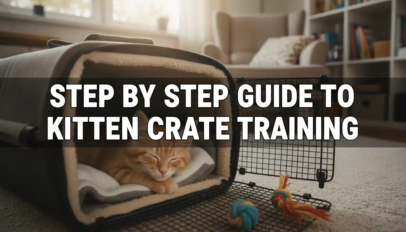 Step by Step Guide to Kitten Crate Training