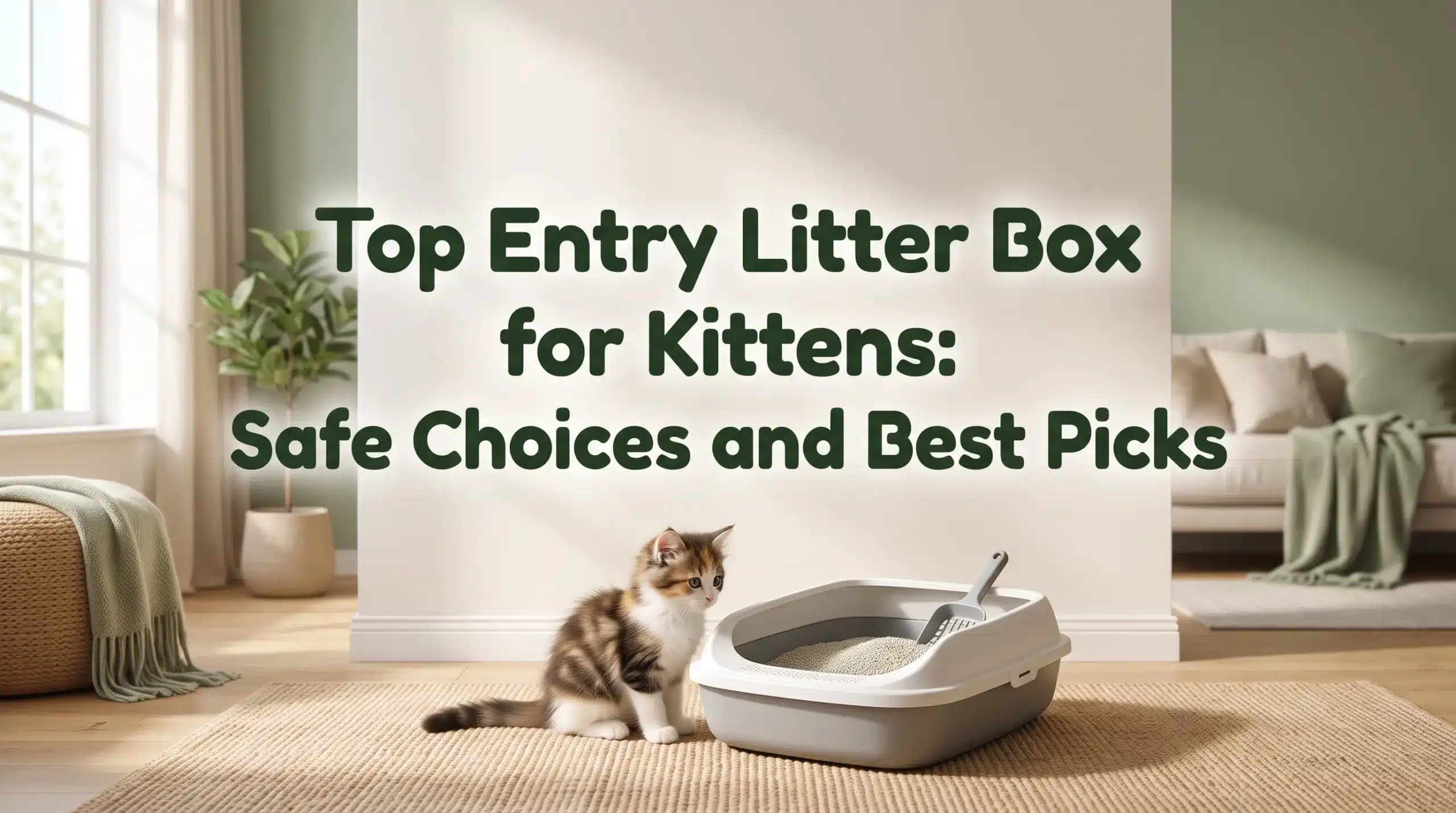 Top Entry Litter Box for Kittens- Safe Choices and Best Picks