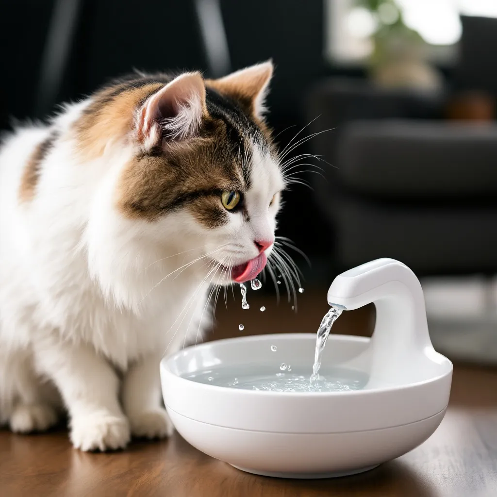 why do cats like running water