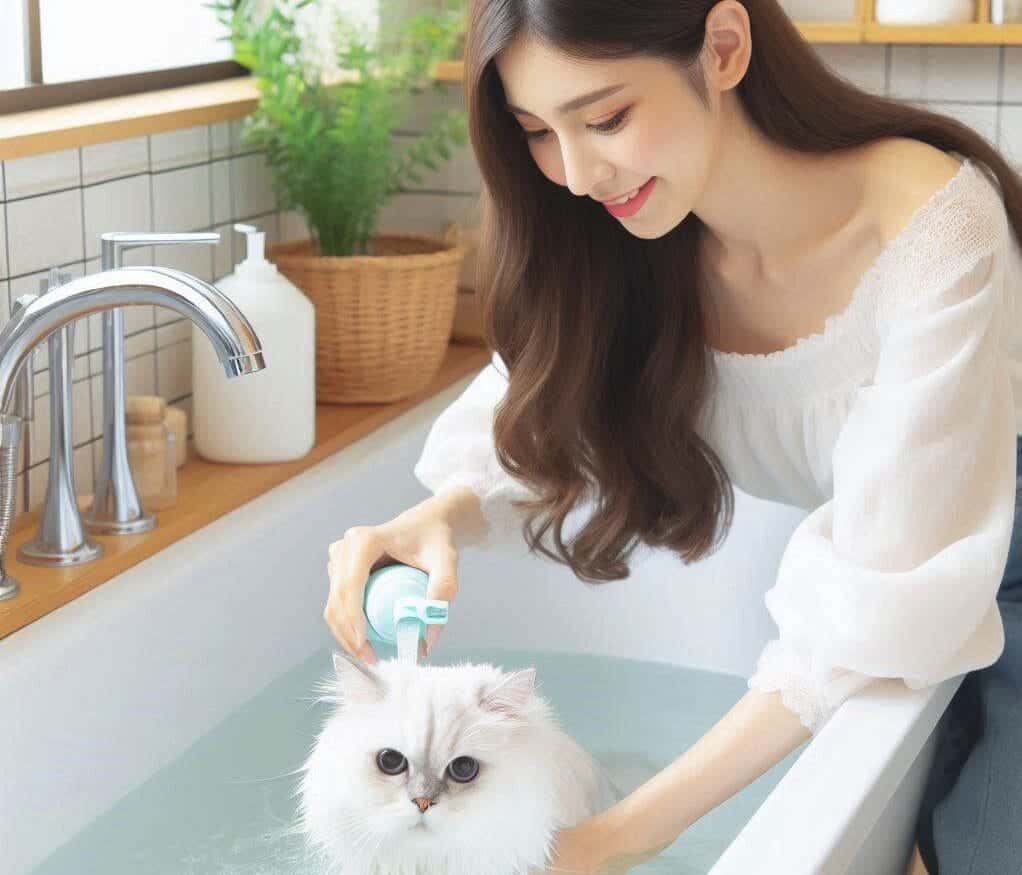 Bathing Your Cat