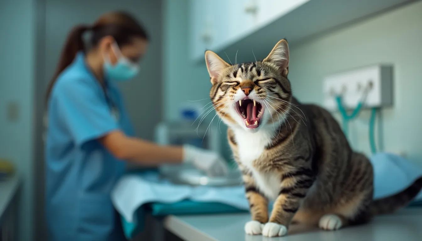 do cats cry when in pain inside clinic