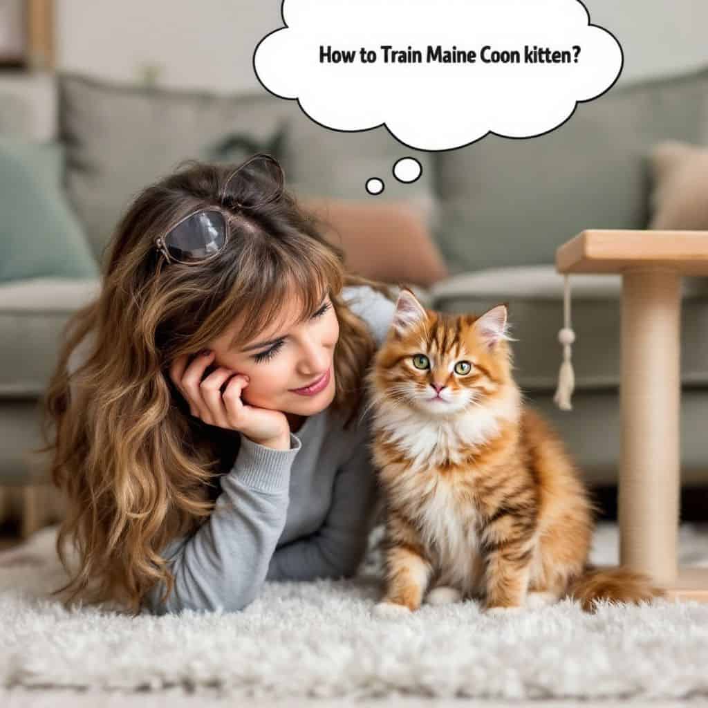 how to train a maine coon kitten