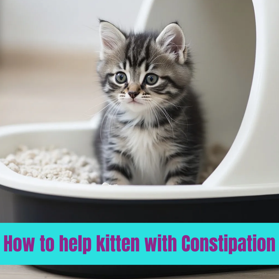 how to help kitten constipation