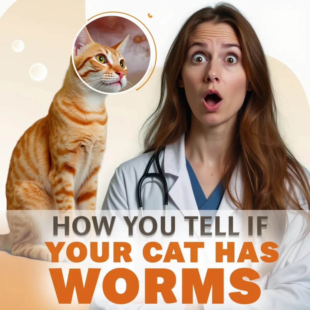 how to tell if kitten has worms