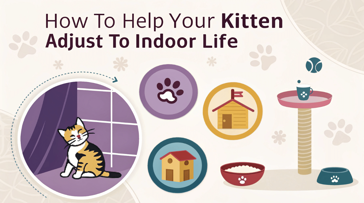 How to Help Your Kitten Adjust to Indoor Life