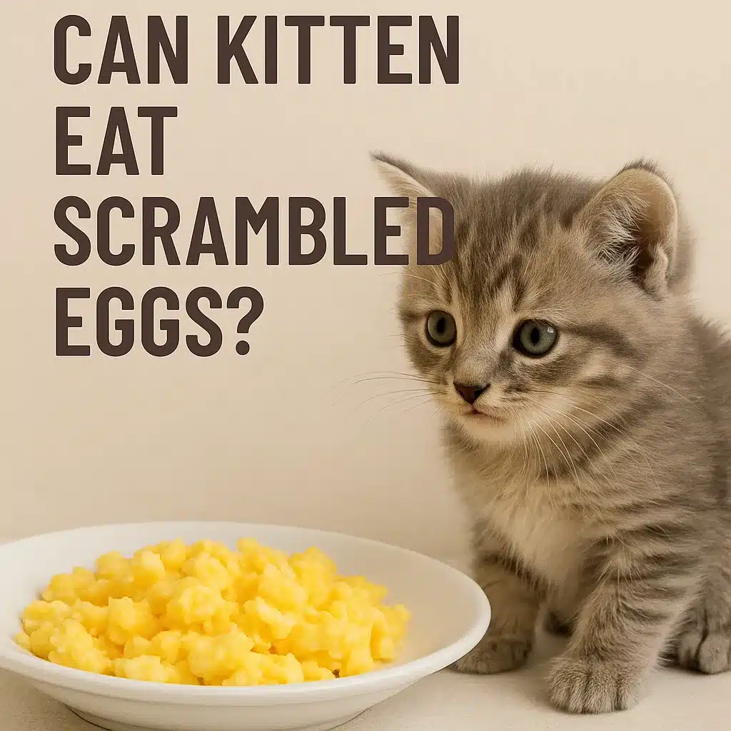 Can Scrambled Eggs Harm Your Kitten?