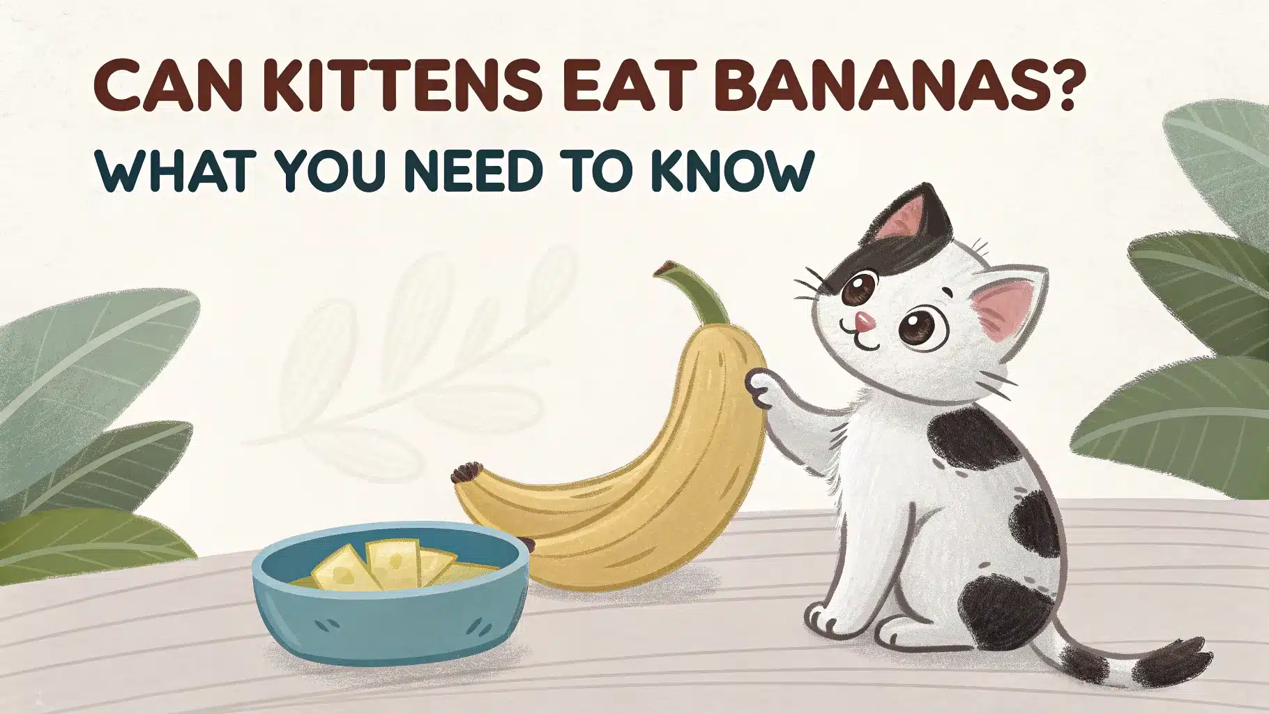 What You Need to Know About Kittens Eating Bananas