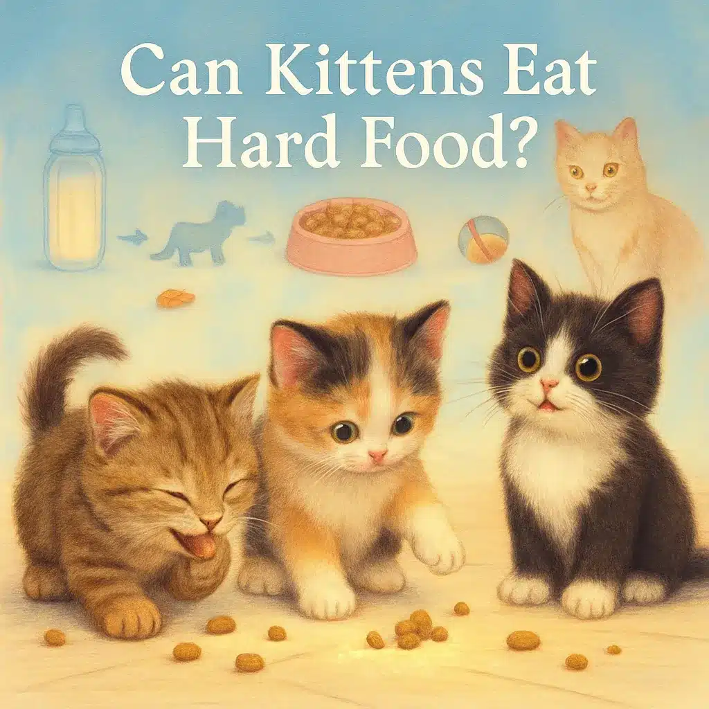 What Are the Signs Kittens Are Ready for Hard Food?