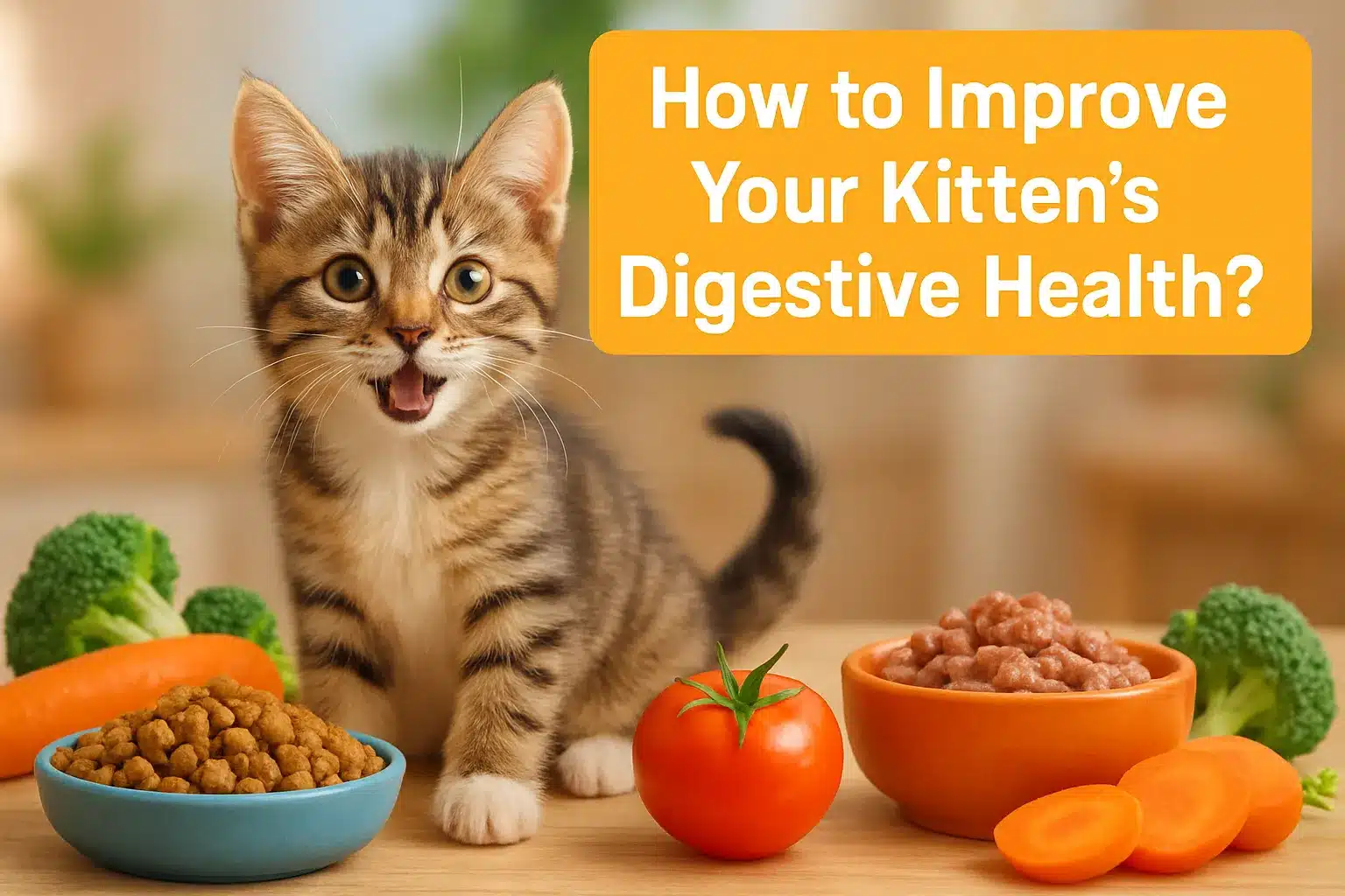 How to Improve Your Kitten's Digestive Health