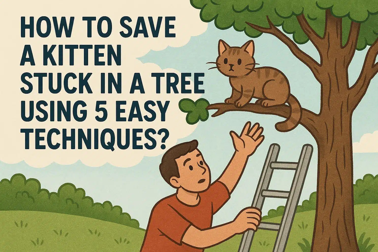 How to Save a Kitten Stuck in a Tree Using 5 Easy Techniques
