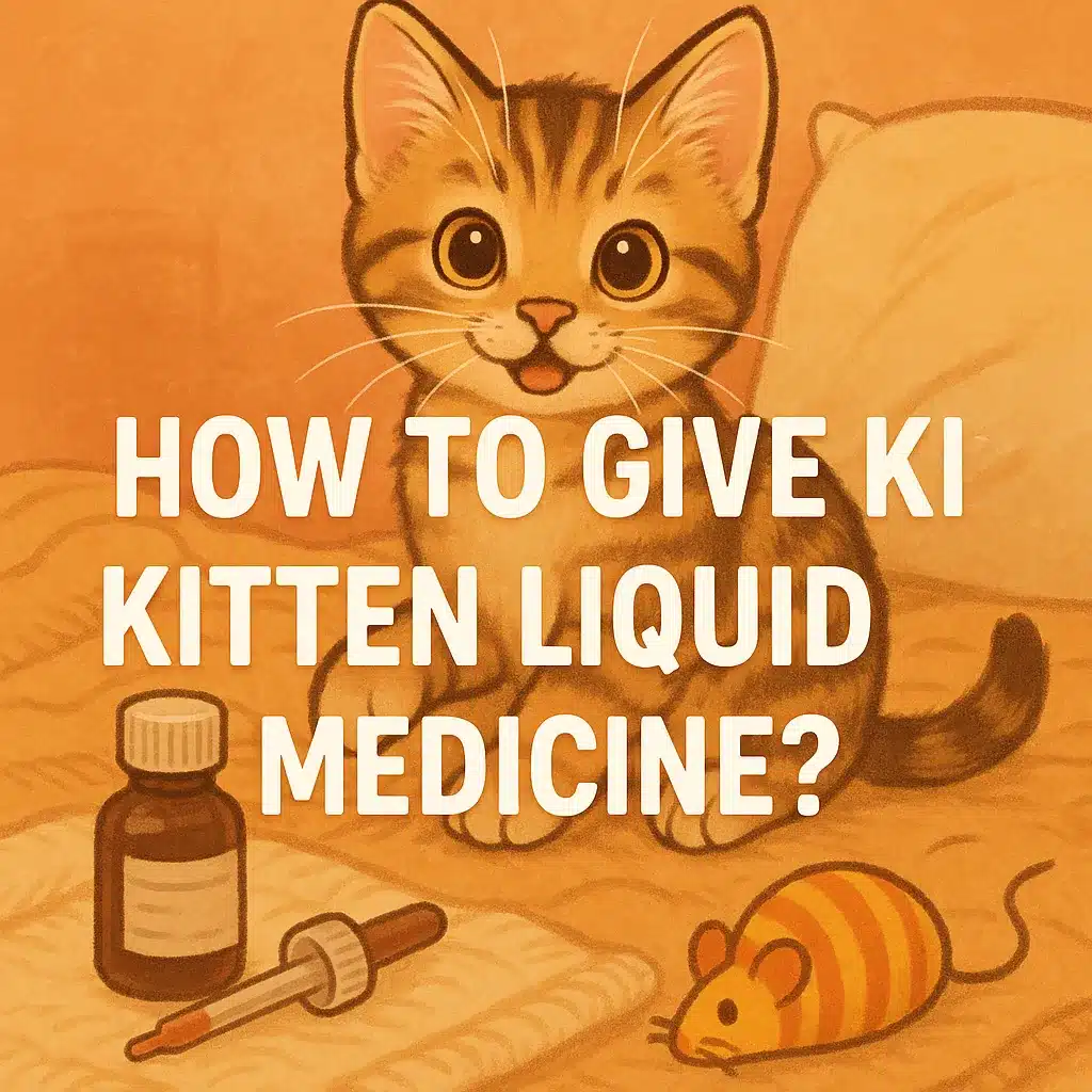 How to Give Liquid Medicine to Kittens Without Stress