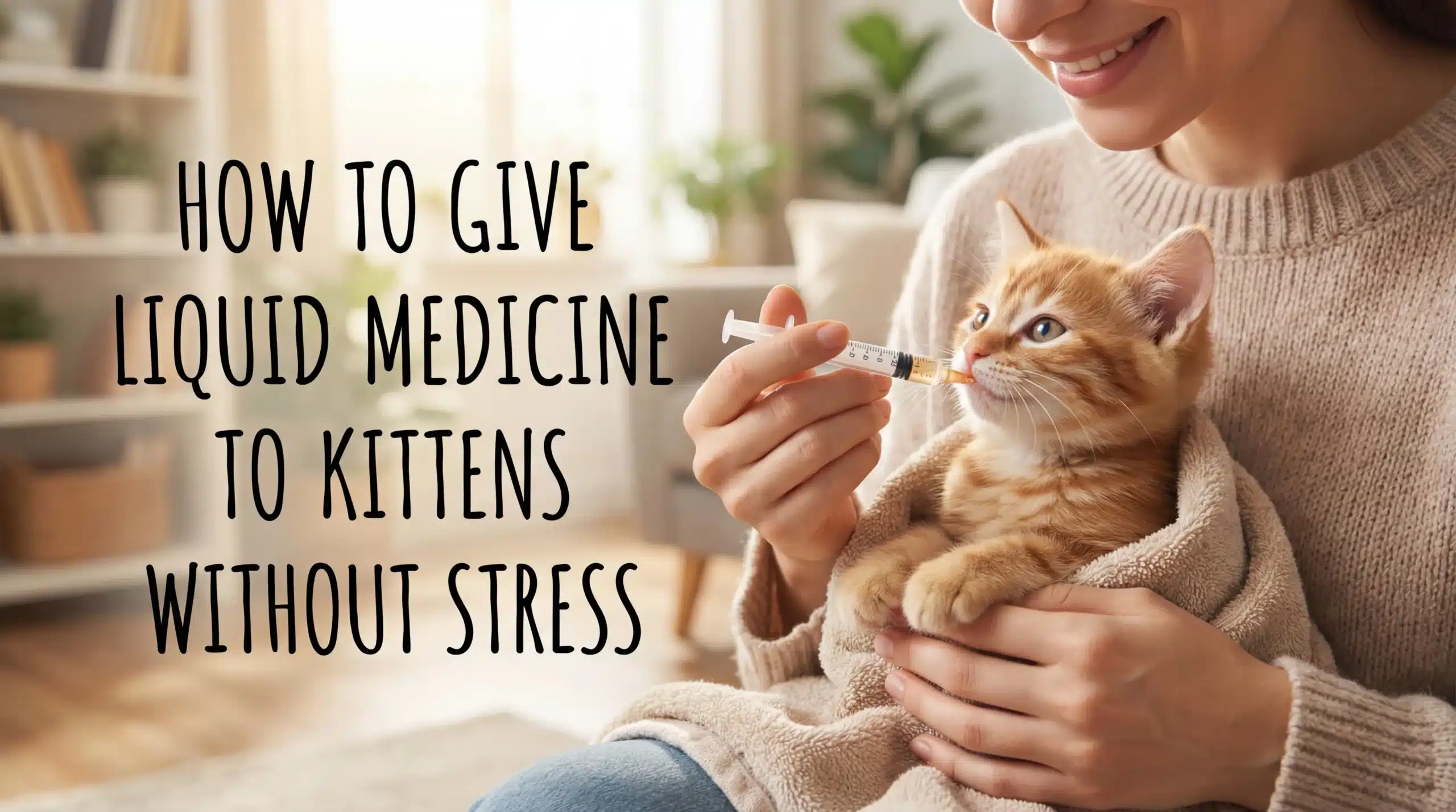 How to Give Liquid Medicine to Kittens Without Stress