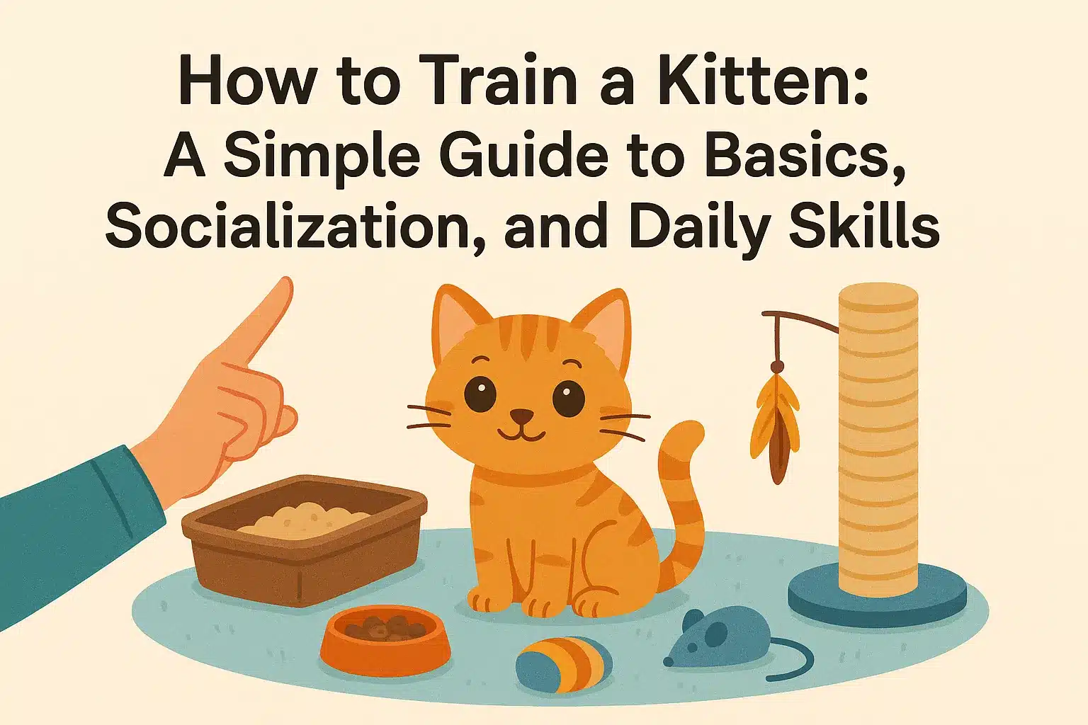 How to Train a Kitten- A Simple Guide to Basics, Socialization, and Daily Skills