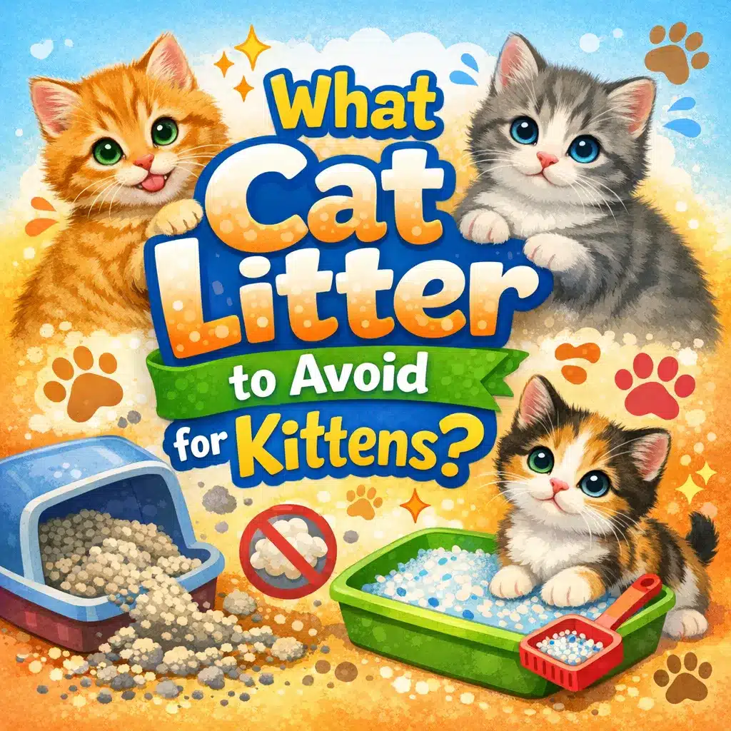 Types of Cat Litters You Should Avoid Getting for Your Kittens