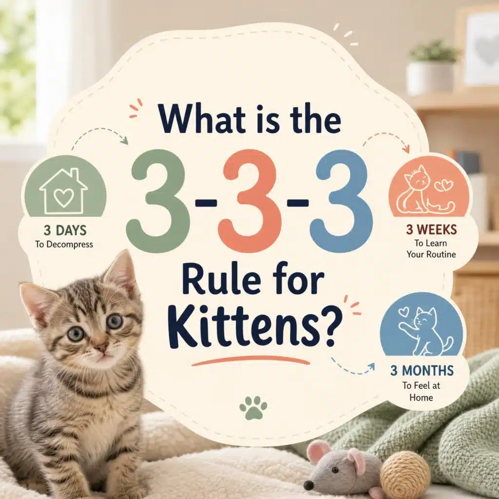 New Kitten at Home? Learn the 3-3-3 Rule